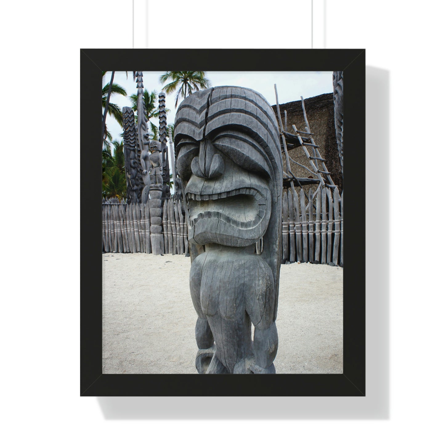 Fierce Guardian - Framed Vertical Poster - Fry1Productions