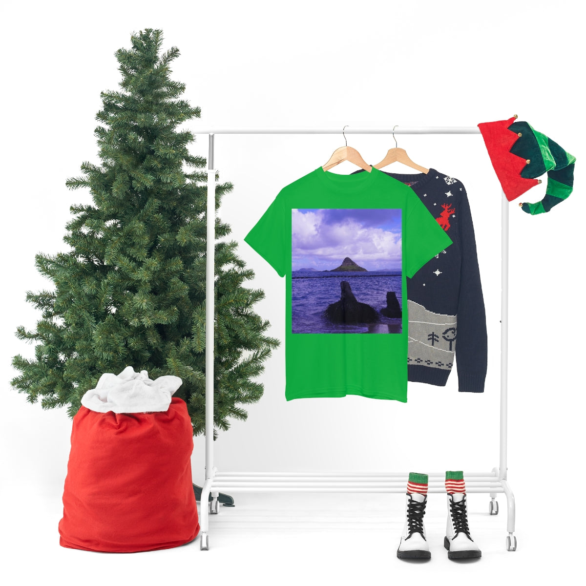 Wade To Chinaman's Hat - Unisex Heavy Cotton Tee - Fry1Productions