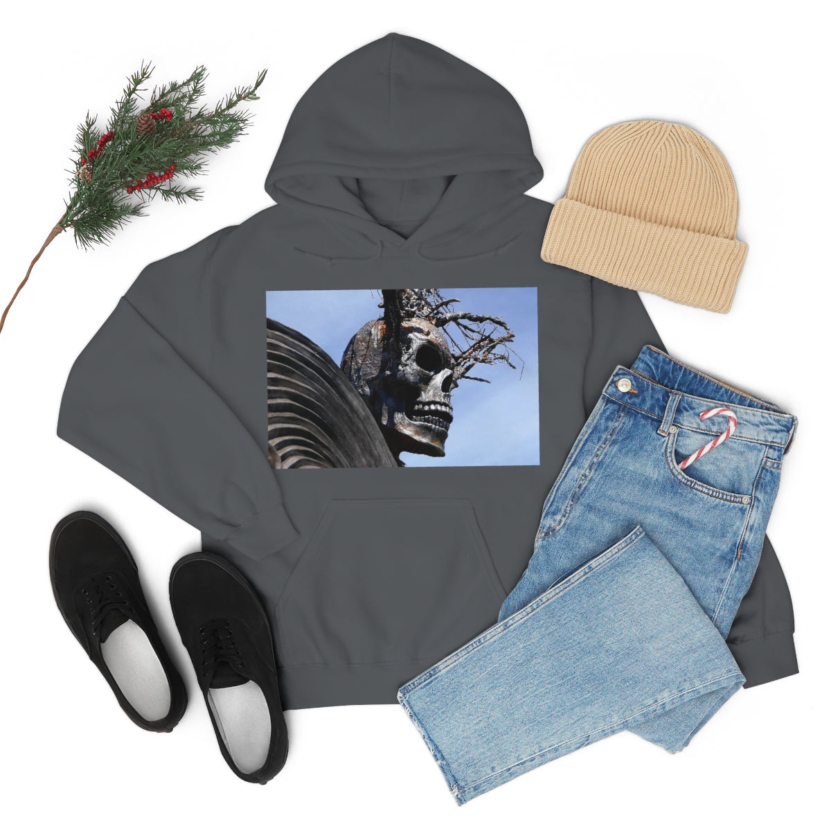 Skull Warrior - Unisex Heavy Blend Hooded Sweatshirt - Fry1Productions