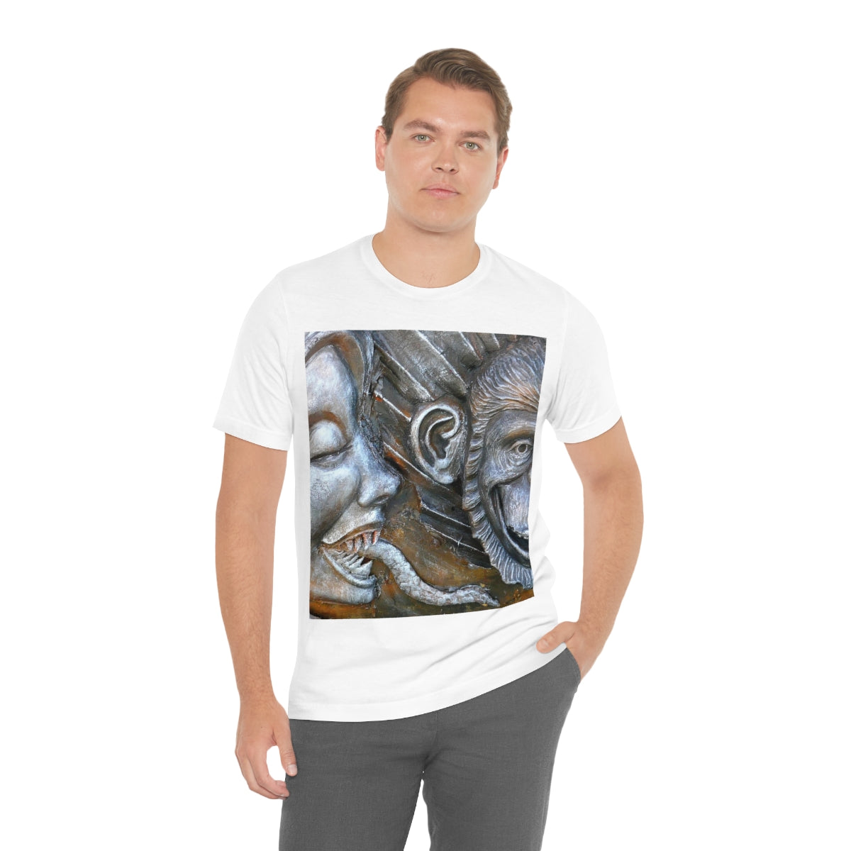 Snakily Speaking - Unisex Jersey Short Sleeve T-Shirt - Fry1Productions
