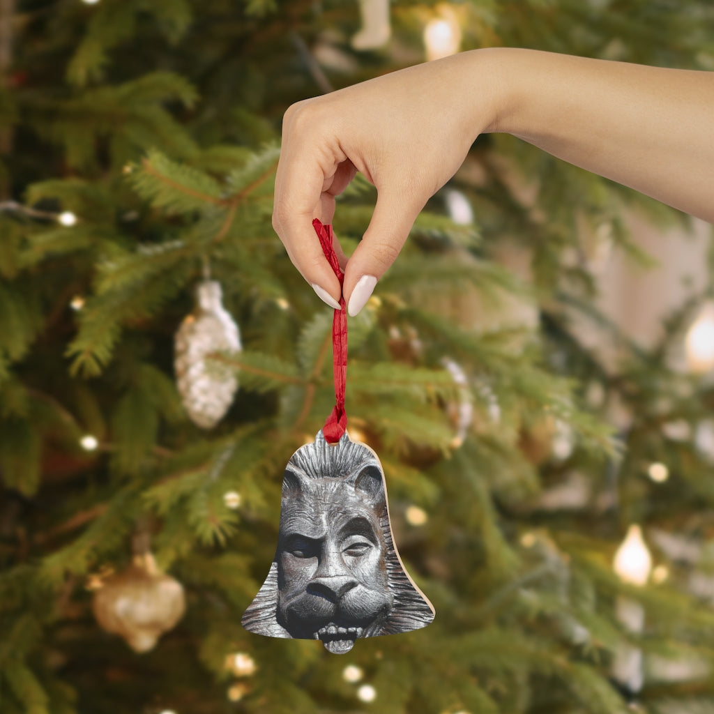 Lion's Friends Forever - Wooden Christmas Ornaments - Fry1Productions