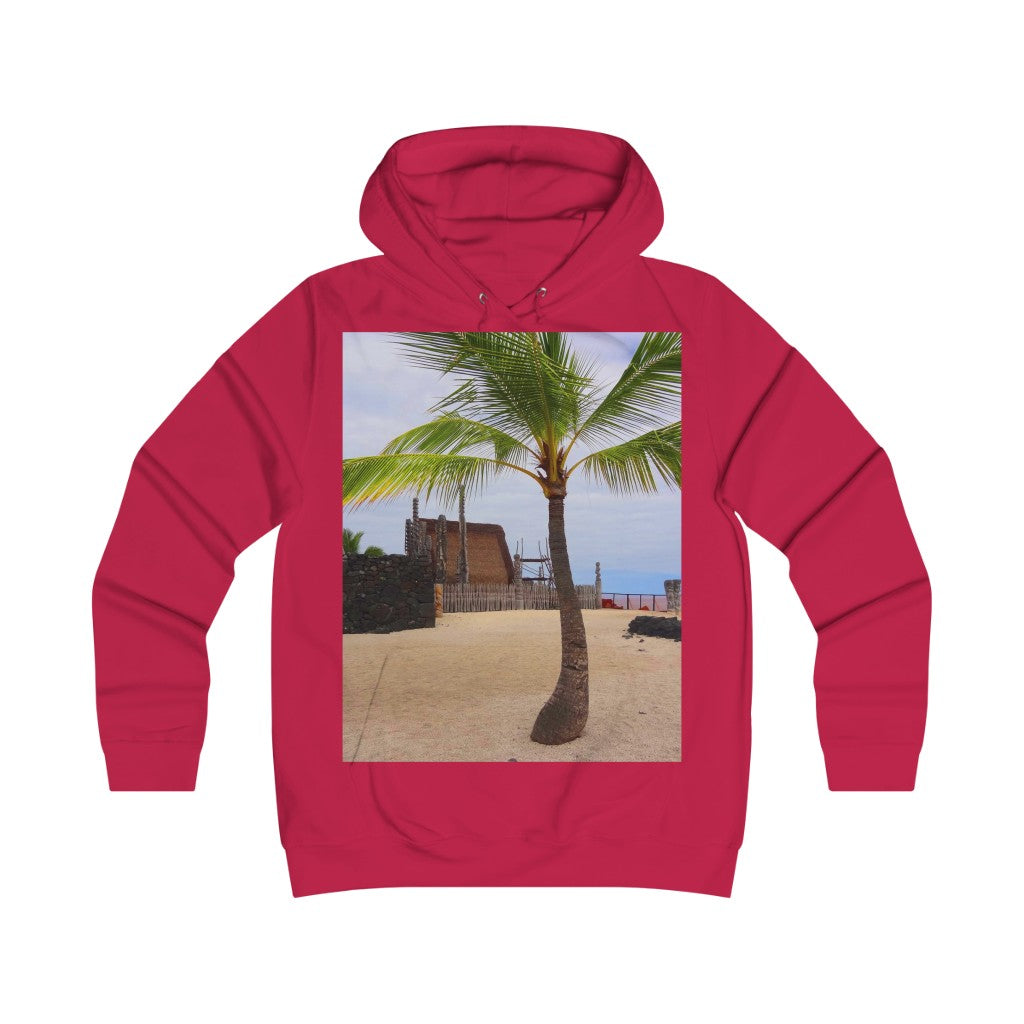 “Florescence Hale O Keawe” - Girlie College Hoodie - Fry1Productions