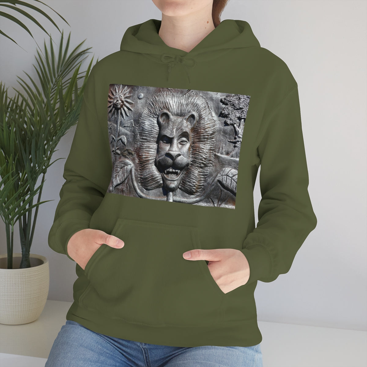 Lion's Friends Forever - Unisex Heavy Blend Hooded Sweatshirt - Fry1Productions