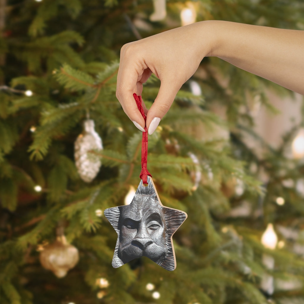 Lion's Friends Forever - Wooden Christmas Ornaments - Fry1Productions