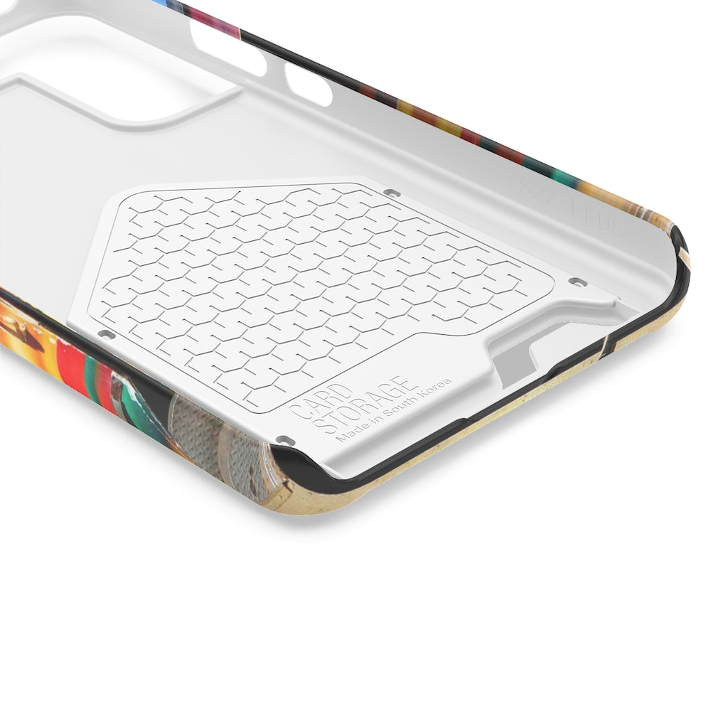"Island Love" - Galaxy S22 S21 & iPhone 13 Case With Card Holder - Fry1Productions