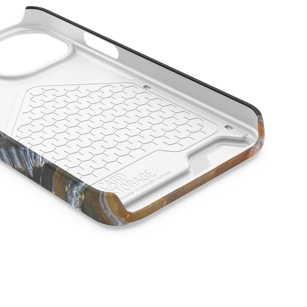 "Snakily Speaking" - Galaxy S22 S21 & iPhone 13 Case With Card Holder - Fry1Productions