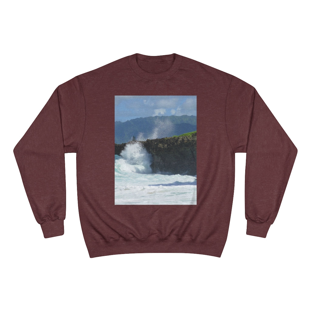 Rockin Surfer's Rope - Champion Sweatshirt - Fry1Productions