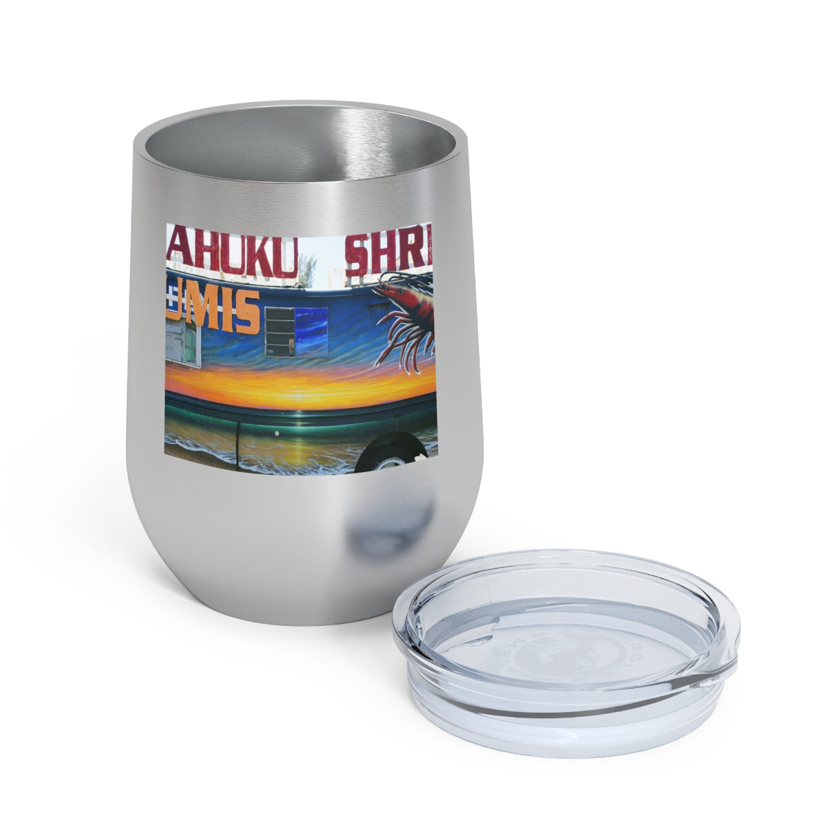 Fumis Aloha - 12 oz Insulated Wine Tumbler - Fry1Productions