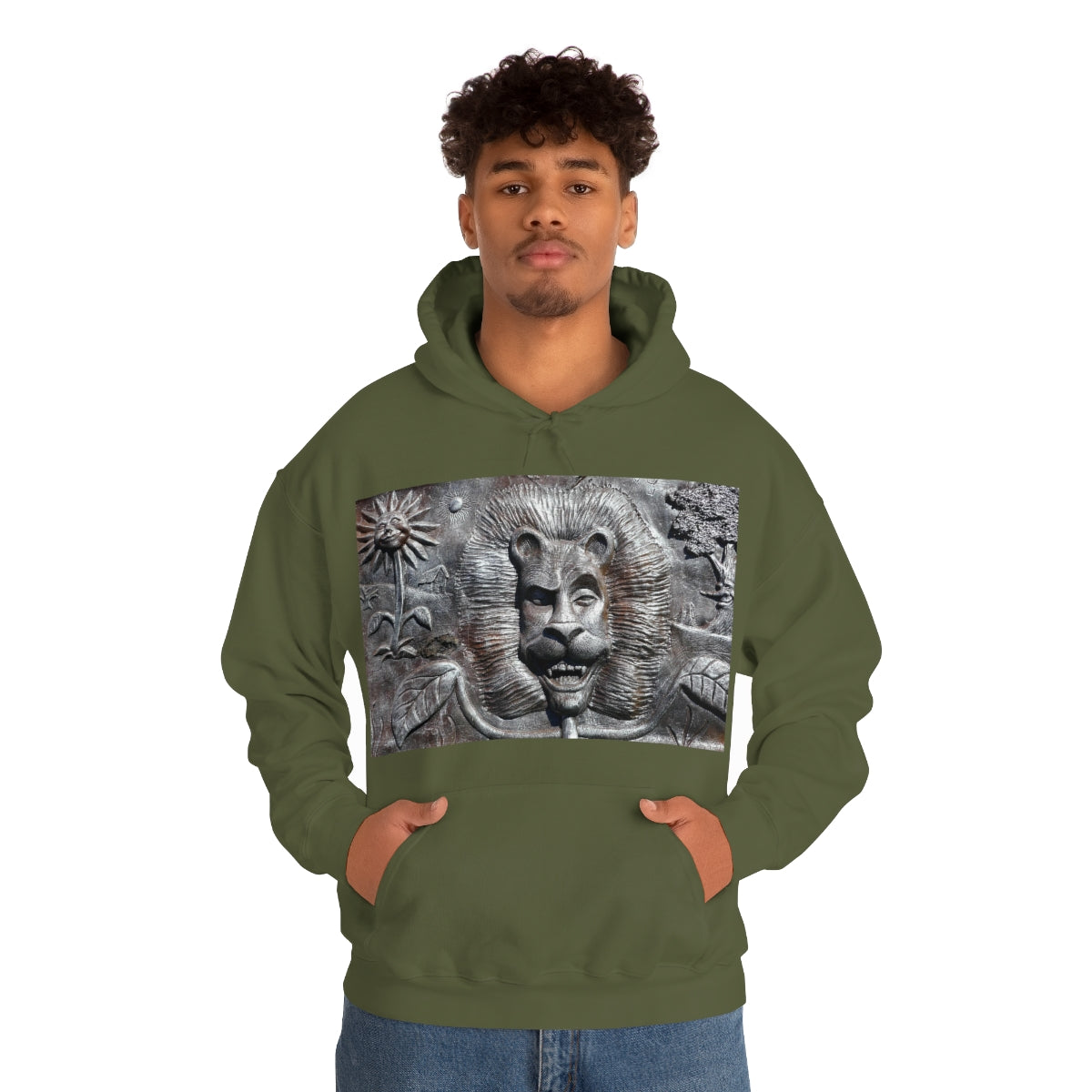 Lion's Friends Forever - Unisex Heavy Blend Hooded Sweatshirt - Fry1Productions