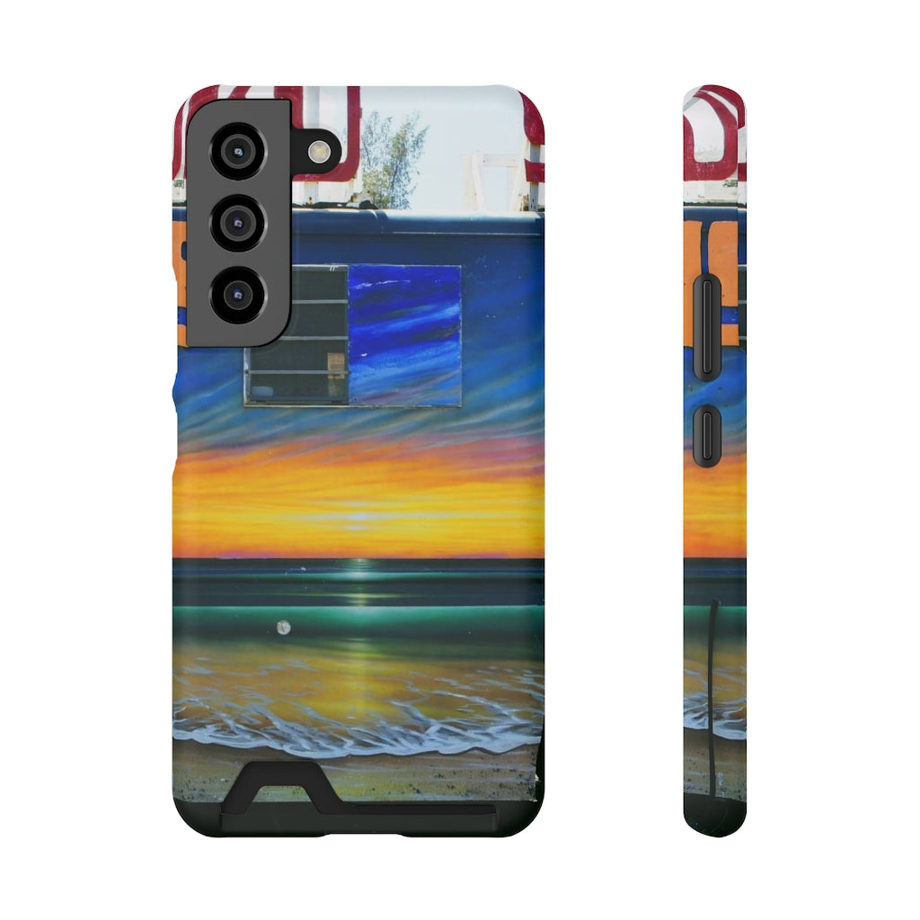"Fumis Aloha" - Galaxy S22 S21 & iPhone 13 Case With Card Holder - Fry1Productions