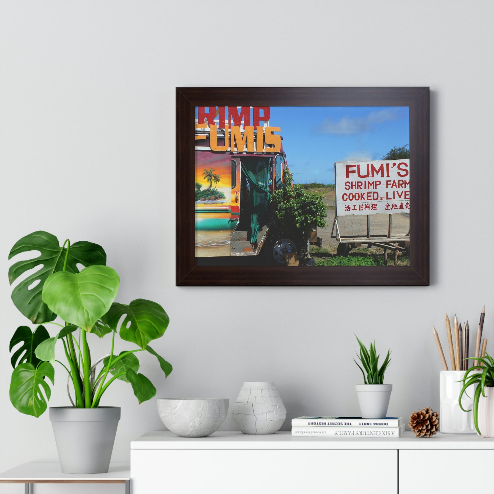 Kaulana Delights - Framed Horizontal Poster - Fry1Productions