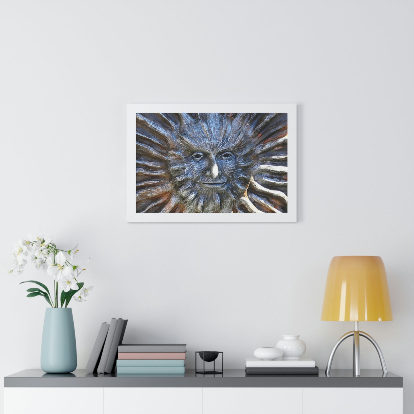 Sun God - Framed Horizontal Poster - Fry1Productions