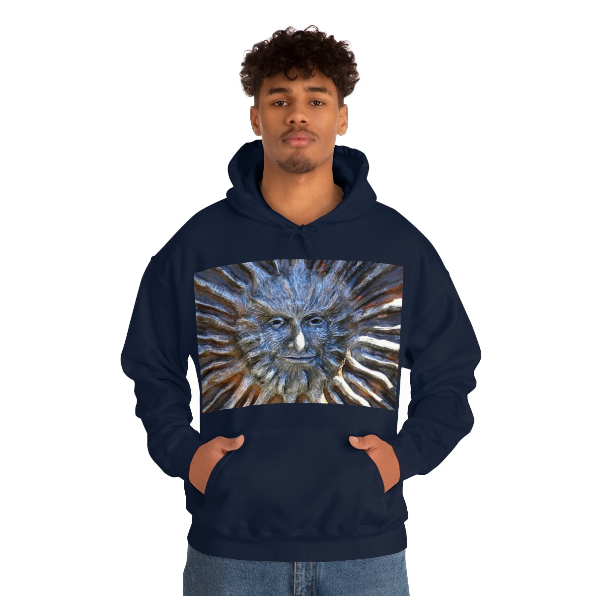 Sun God - Unisex Heavy Blend Hooded Sweatshirt - Fry1Productions