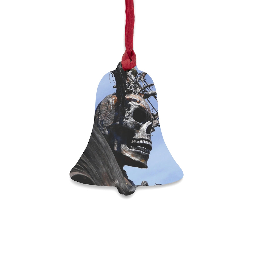 Skull Warrior - Wooden Christmas Ornaments - Fry1Productions