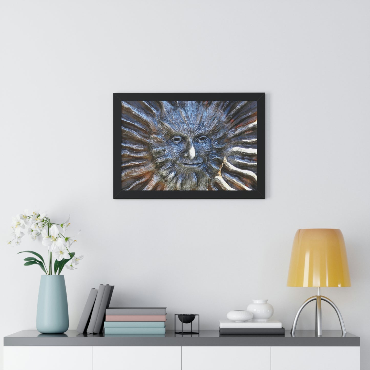 Sun God - Framed Horizontal Poster - Fry1Productions