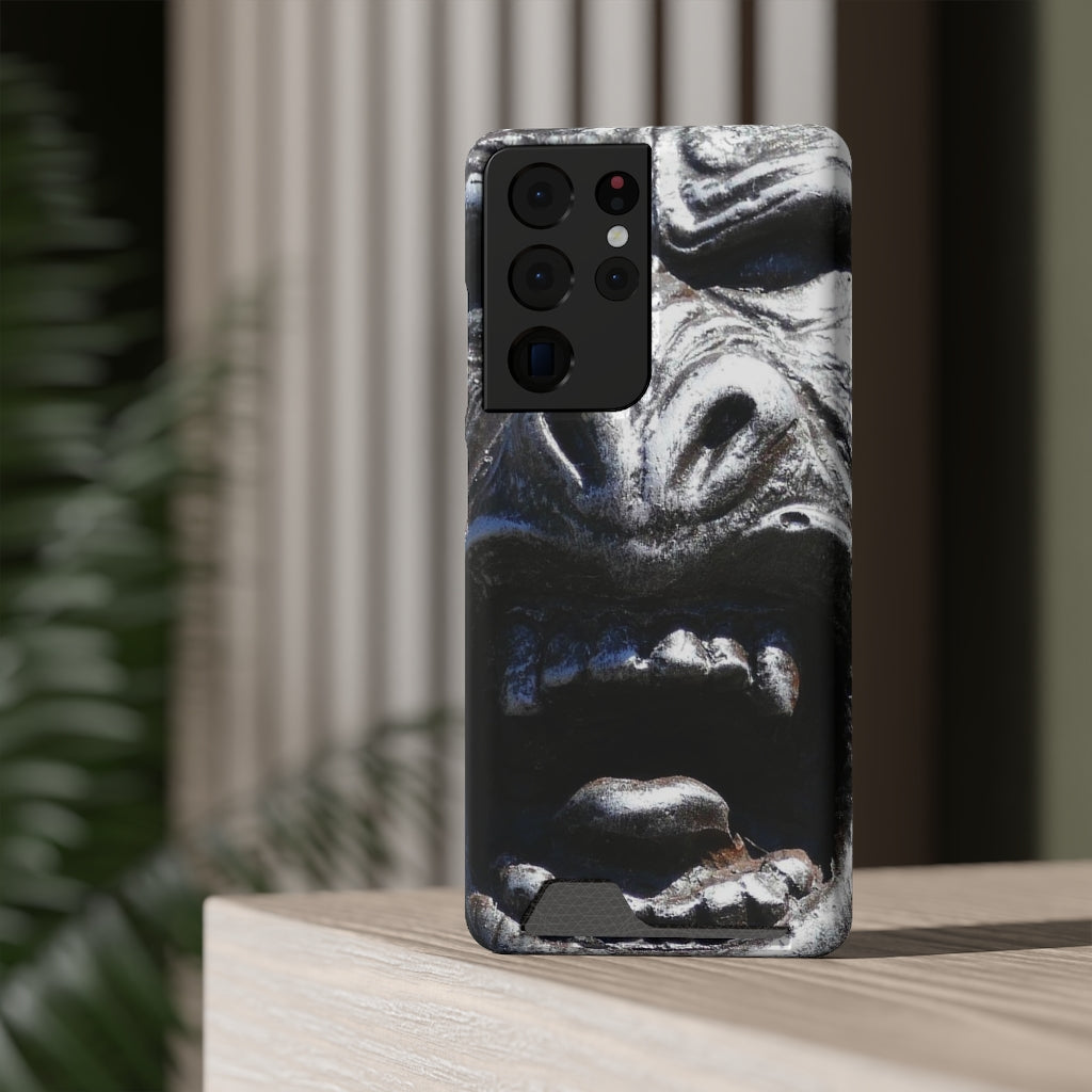 "Frenzy Scream" - Galaxy S22 S21 & iPhone 13 Case With Card Holder - Fry1Productions