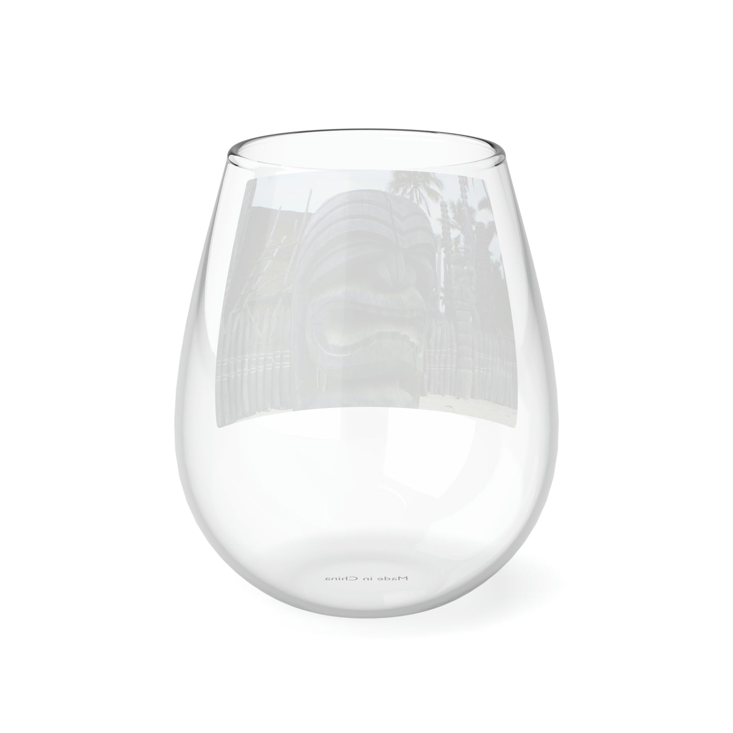 Fierce Guardian - Stemless Wine Glass, 11.75 oz - Fry1Productions