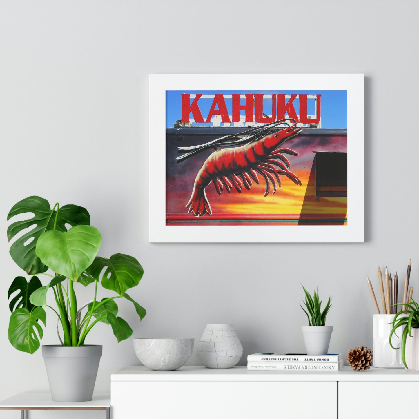 Kahuku Kai - Framed Horizontal Poster - Fry1Productions