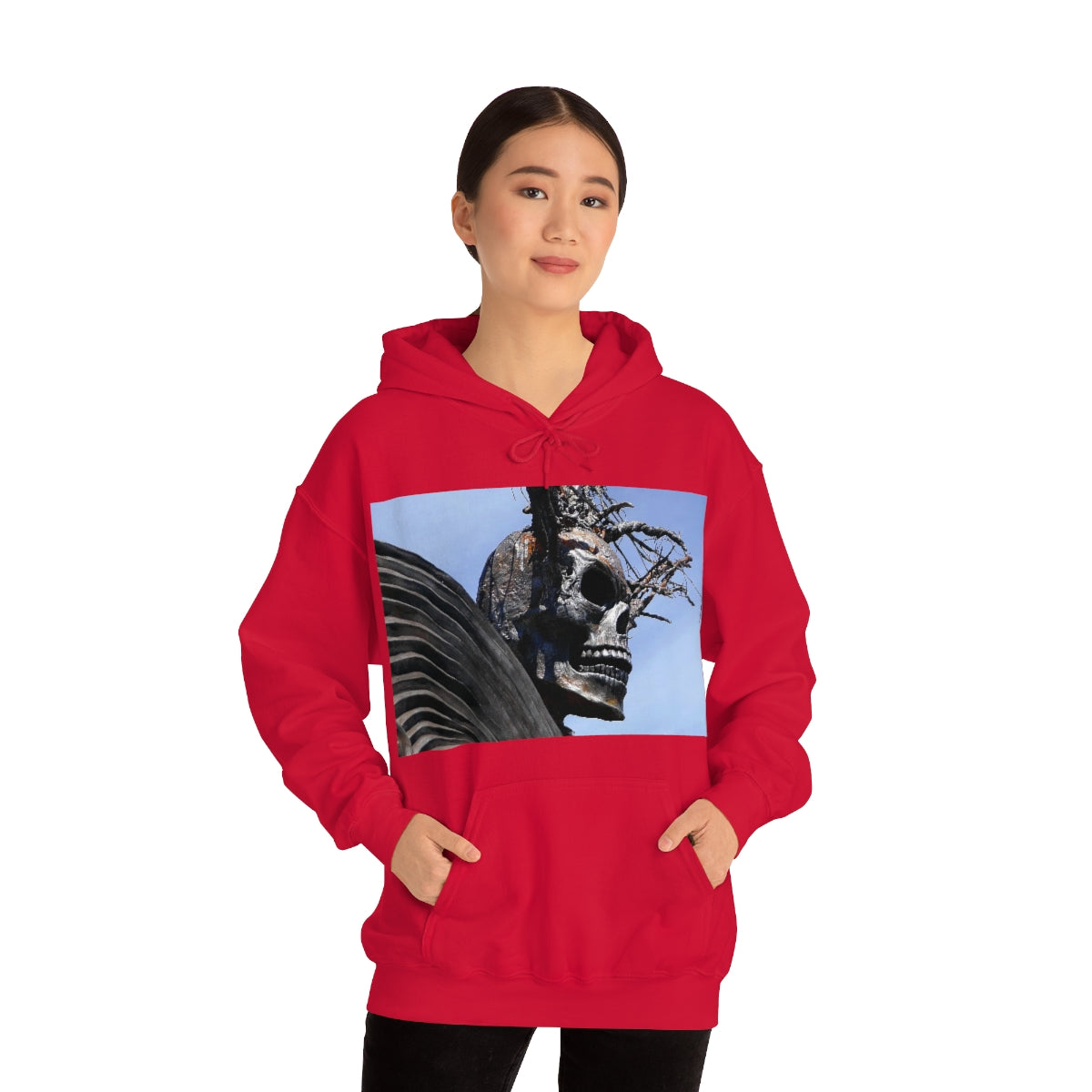 Skull Warrior - Unisex Heavy Blend Hooded Sweatshirt - Fry1Productions