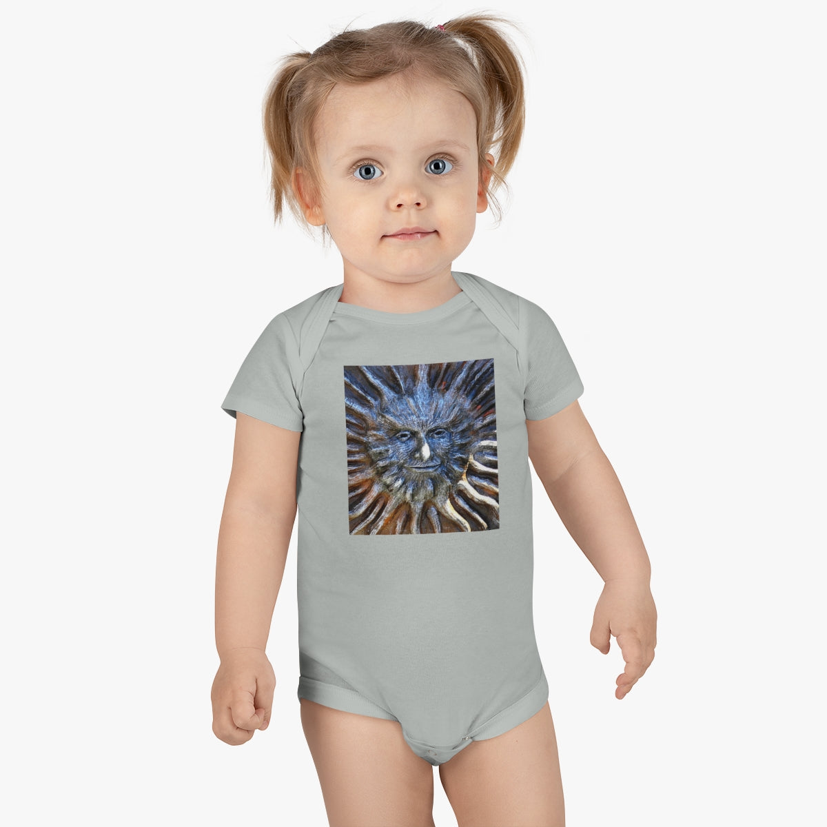 Sun God - Baby Short Sleeve Onesie - Fry1Productions