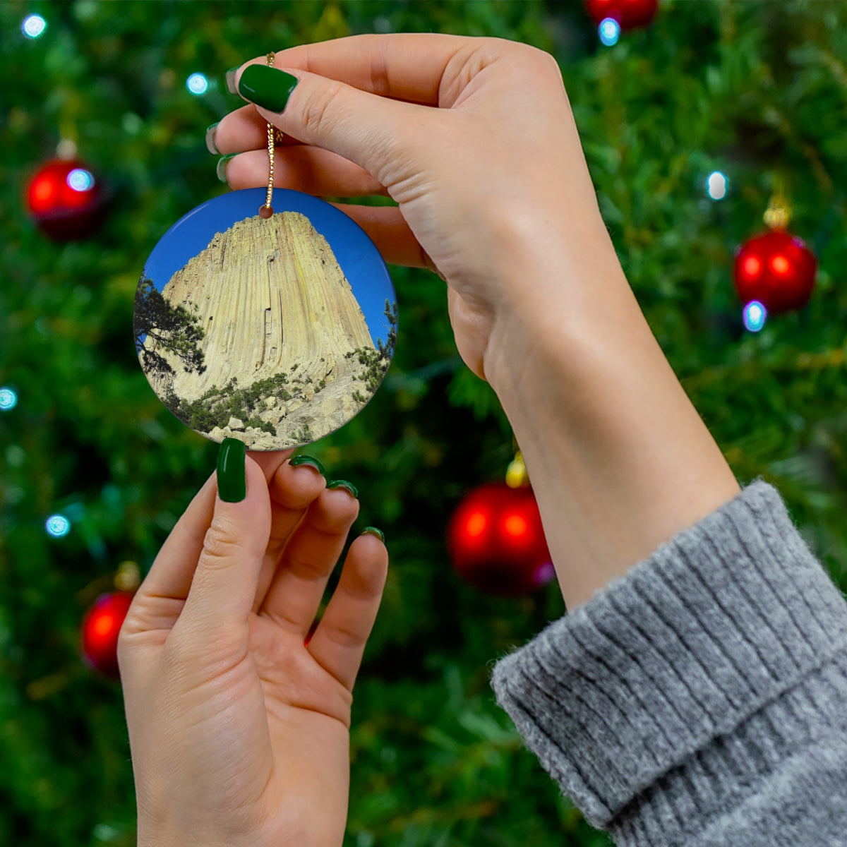 Reaching Heaven - Ceramic Ornaments - Fry1Productions