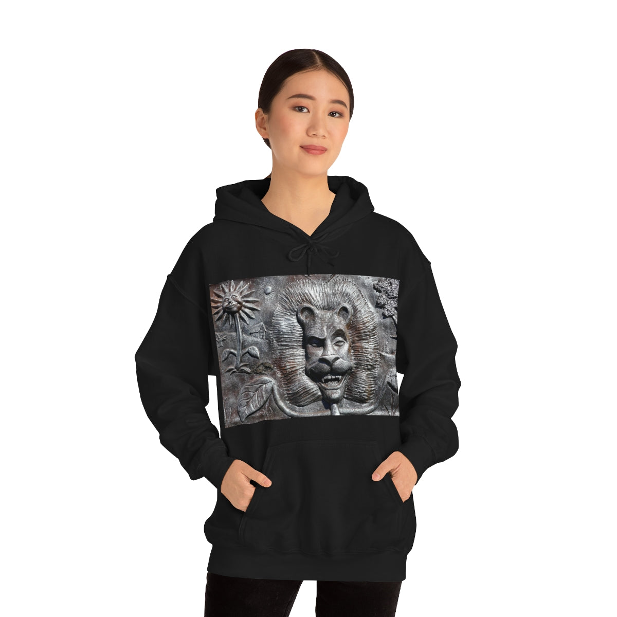 Lion's Friends Forever - Unisex Heavy Blend Hooded Sweatshirt - Fry1Productions