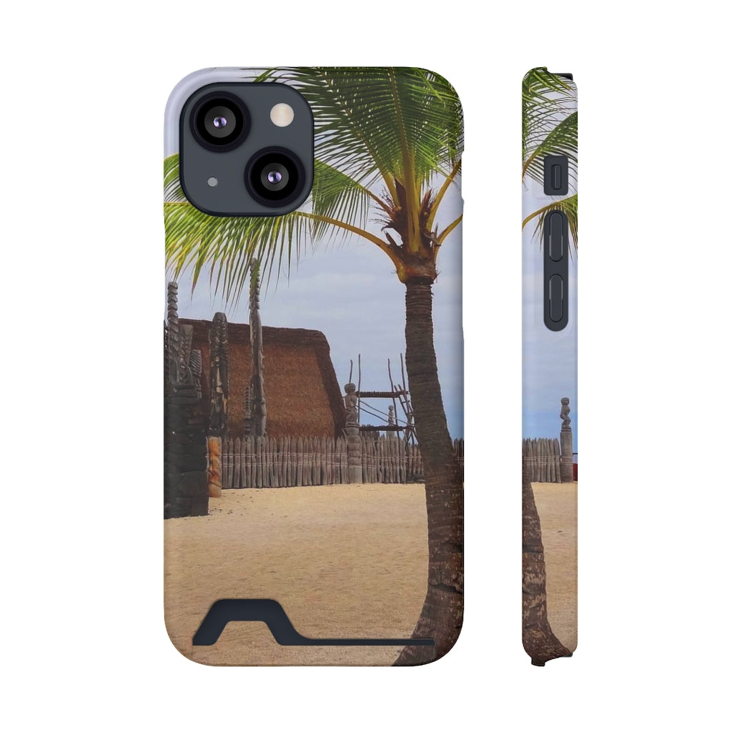 “Florescence Hale O Keawe” - Galaxy S22 S21 & iPhone 13 Case With Card Holder - Fry1Productions