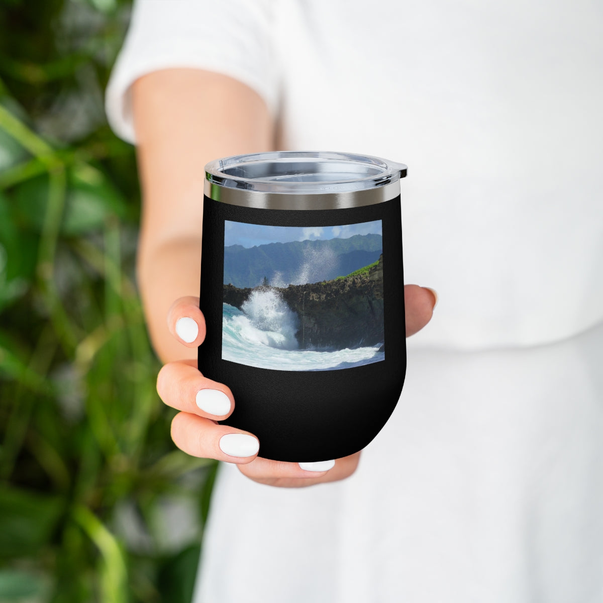 Rockin Surfer's Rope - 12 oz Insulated Wine Tumbler - Fry1Productions