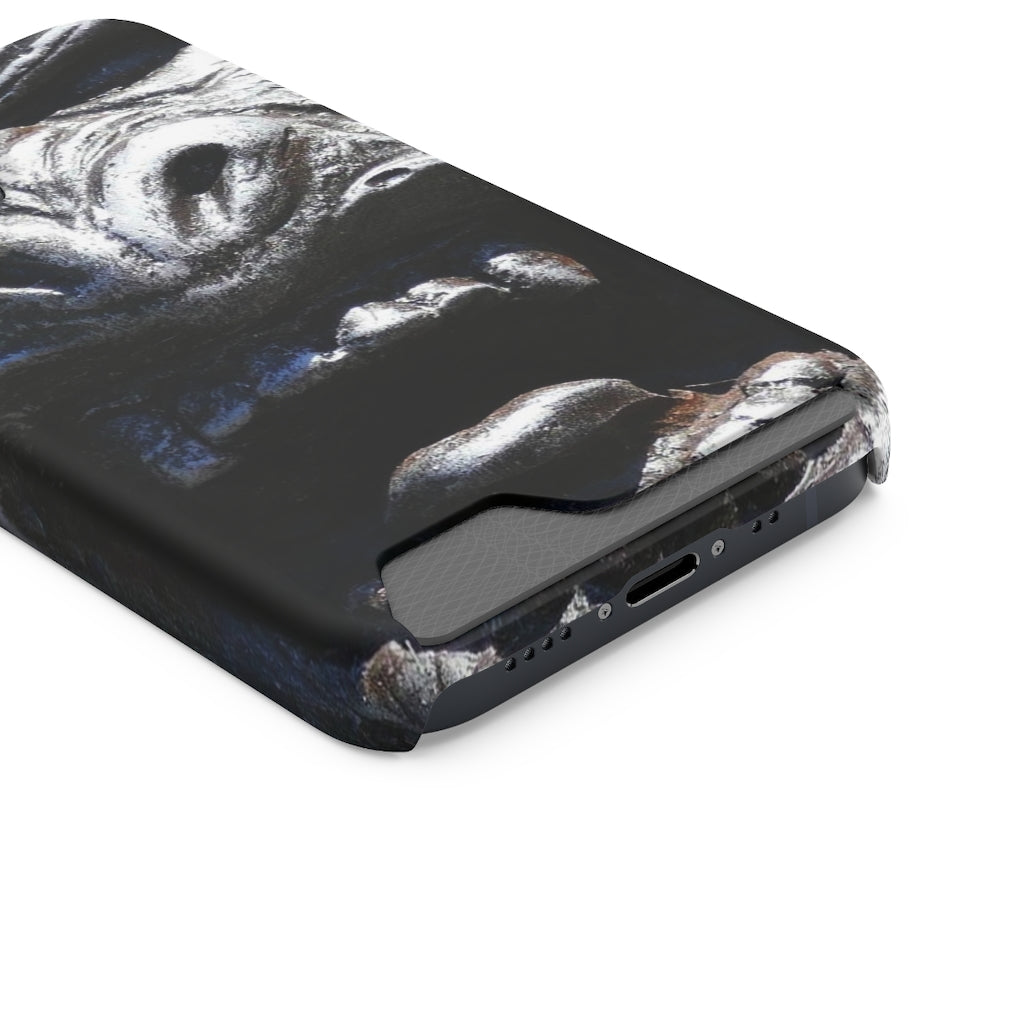 "Frenzy Scream" - Galaxy S22 S21 & iPhone 13 Case With Card Holder - Fry1Productions