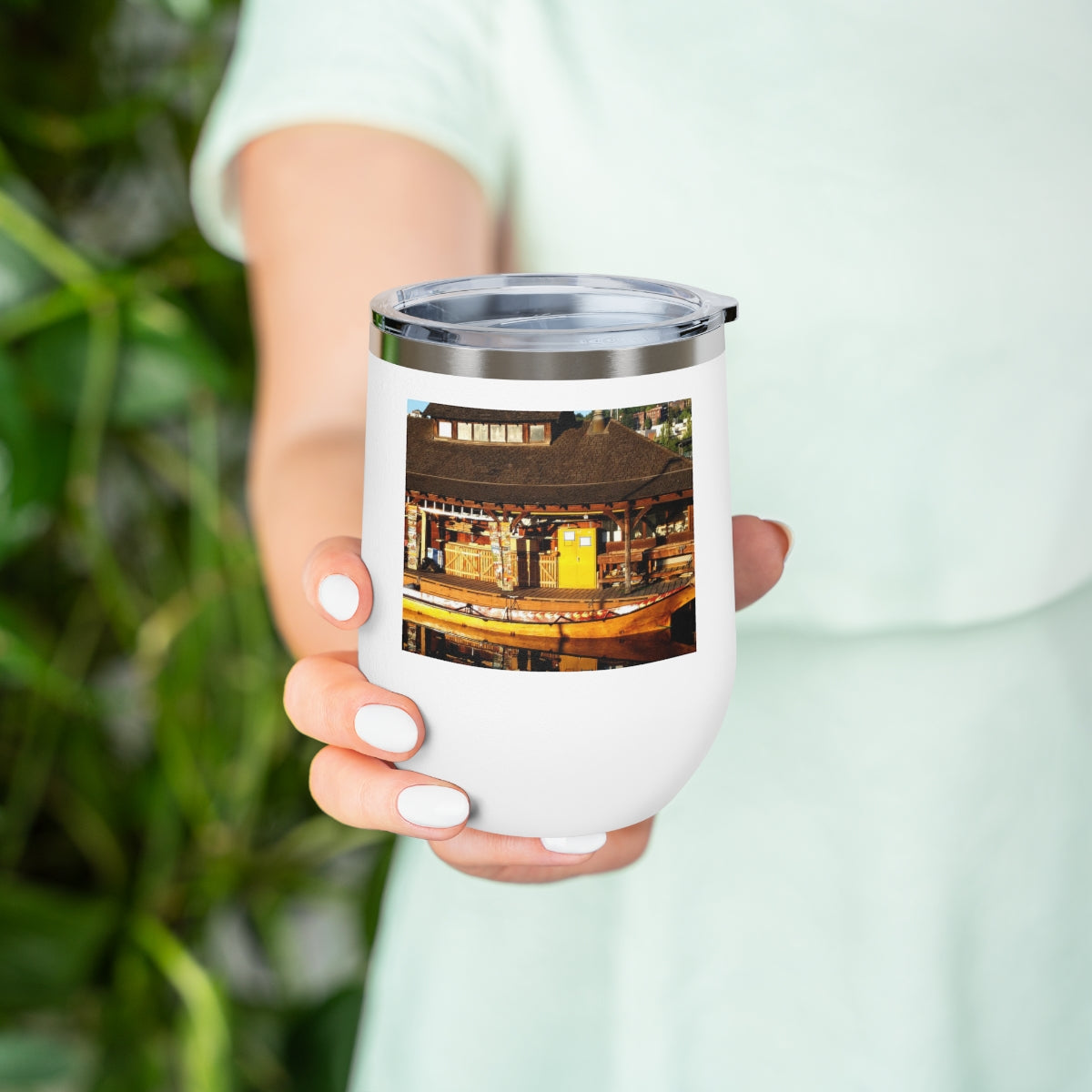 Q'il'bid Awe - 12 oz Insulated Wine Tumbler - Fry1Productions