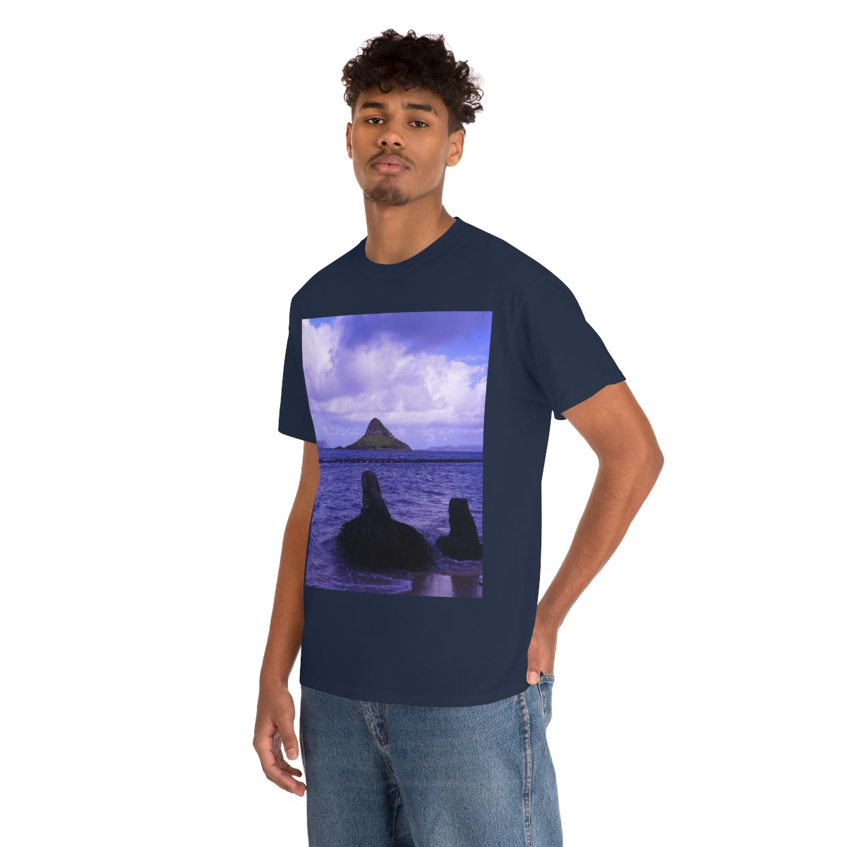 Wade To Chinaman's Hat - Unisex Heavy Cotton Tee - Fry1Productions