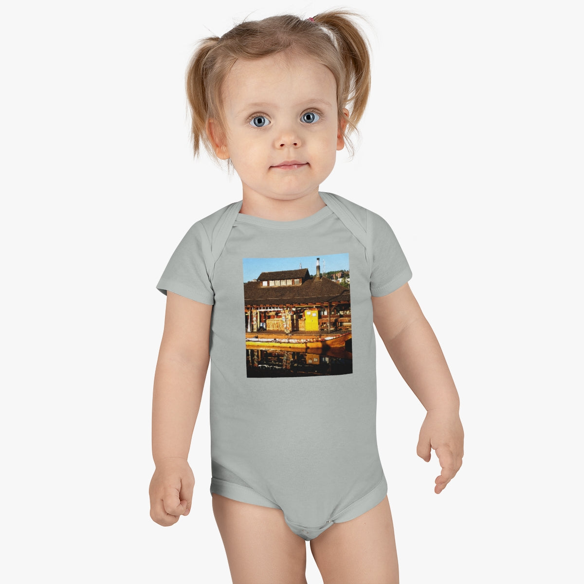 Q'il'bid Awe - Baby Short Sleeve Onesie - Fry1Productions