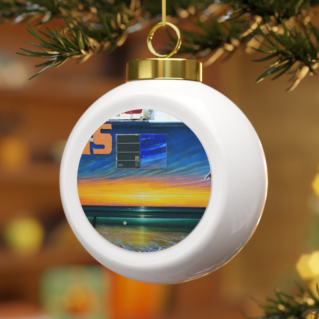 Fumis Aloha - Christmas Ball Ornament - Fry1Productions