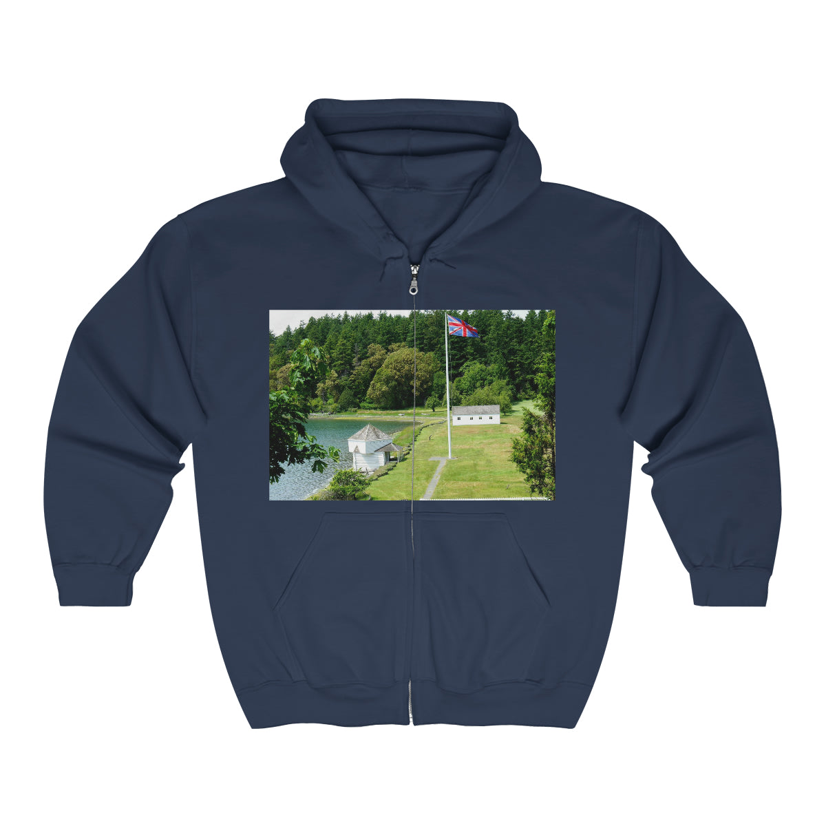 Magnificent Grandiose Views - Unisex Heavy Blend Full Zip Hooded Sweatshirt - Fry1Productions