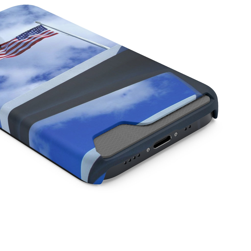 "In Solemn Remembrance" - Galaxy S22 S21 & iPhone 13 Case With Card Holder - Fry1Productions