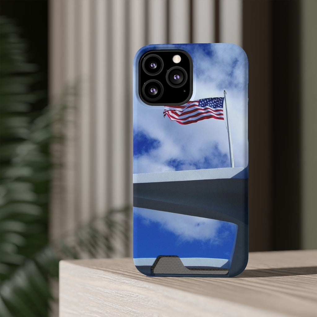 "In Solemn Remembrance" - Galaxy S22 S21 & iPhone 13 Case With Card Holder - Fry1Productions