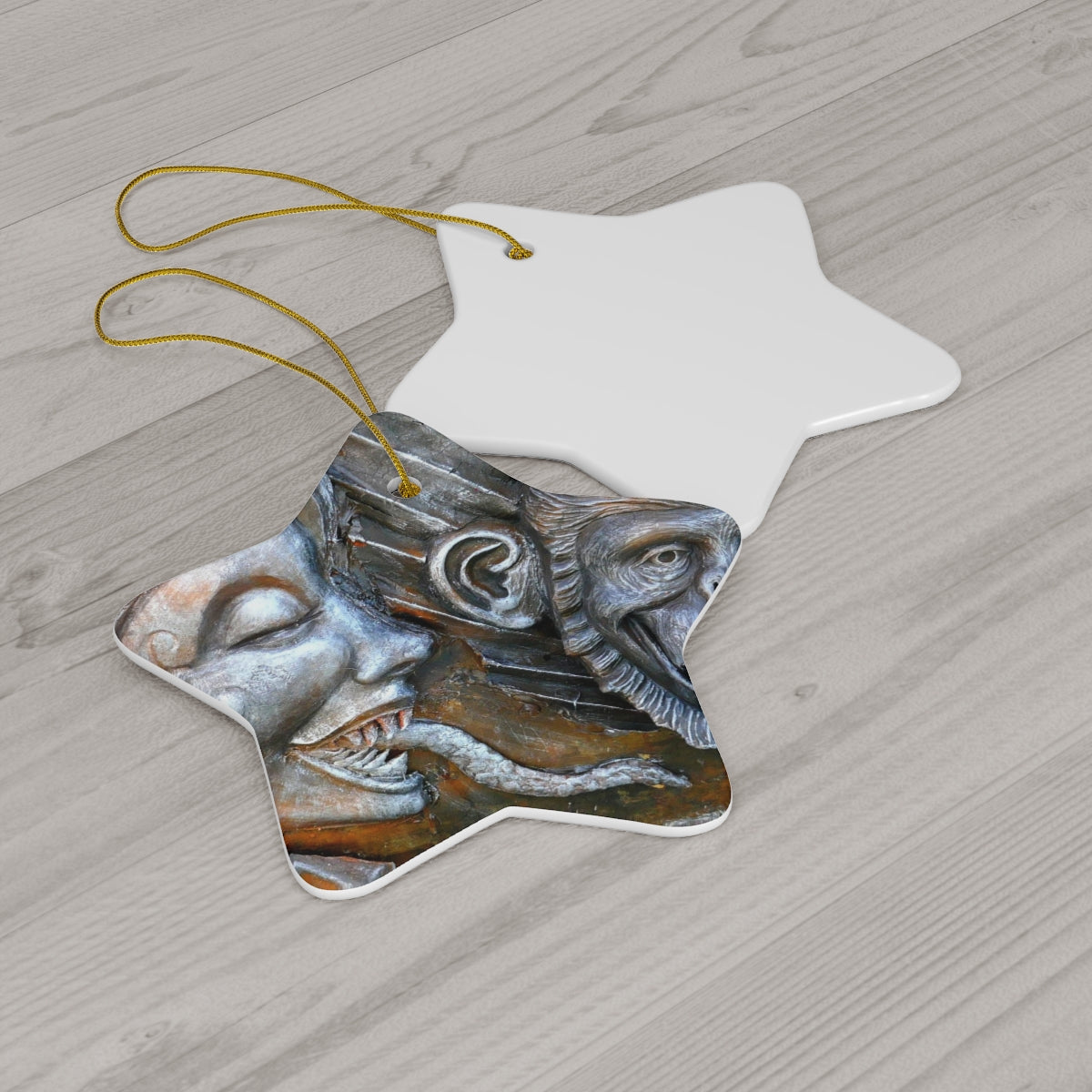 Snakily Speaking - Ceramic Ornaments - Fry1Productions