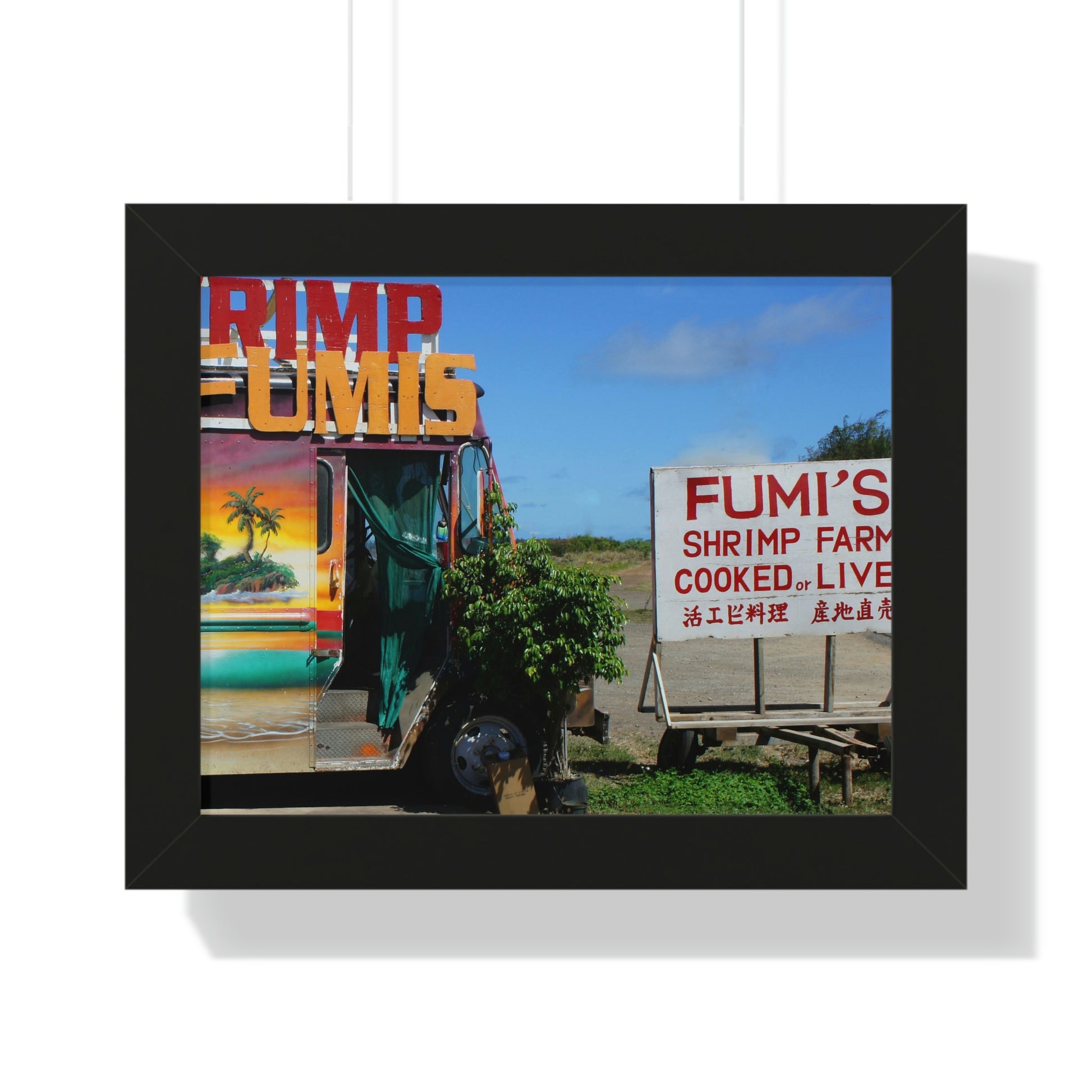 Kaulana Delights - Framed Horizontal Poster - Fry1Productions