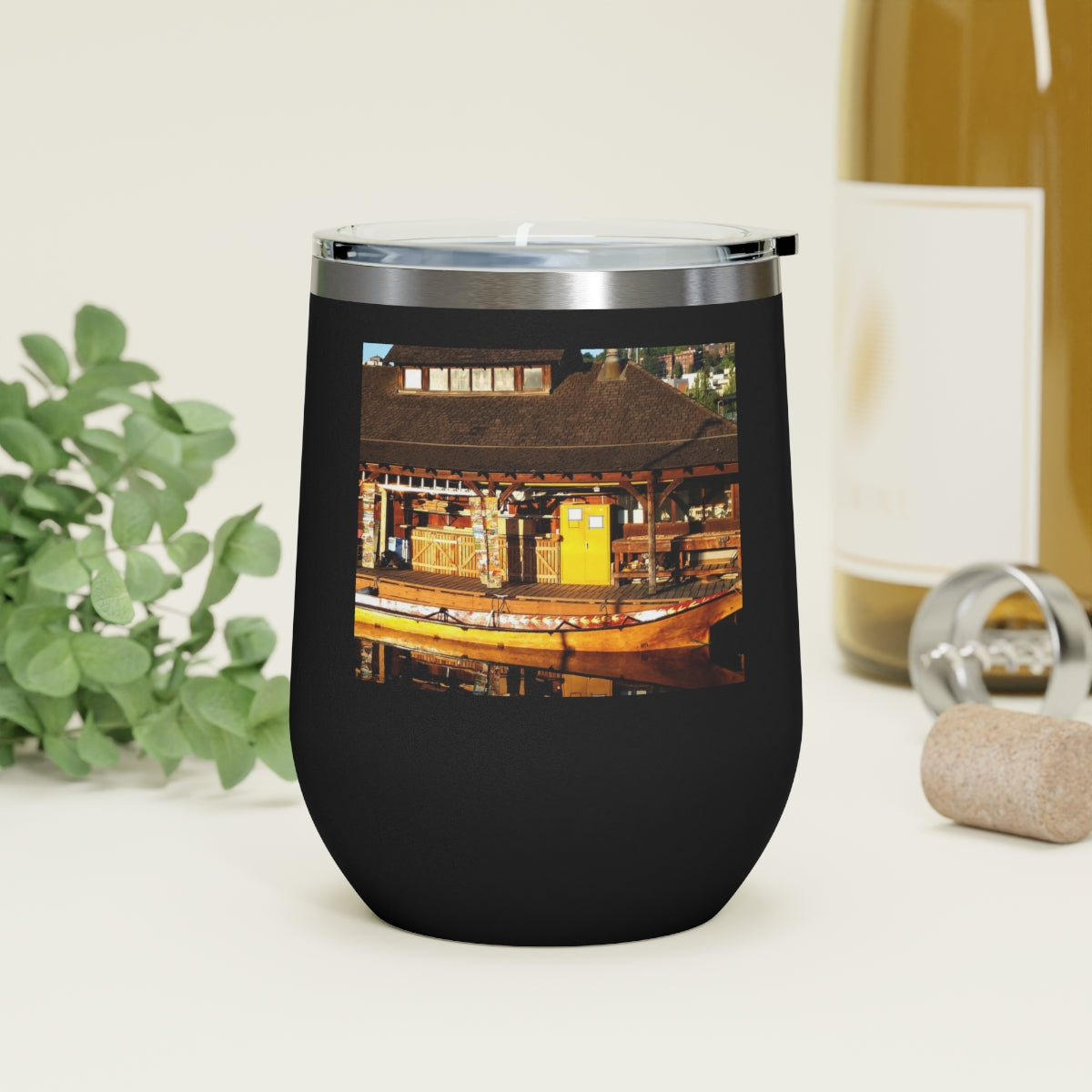 Q'il'bid Awe - 12 oz Insulated Wine Tumbler - Fry1Productions