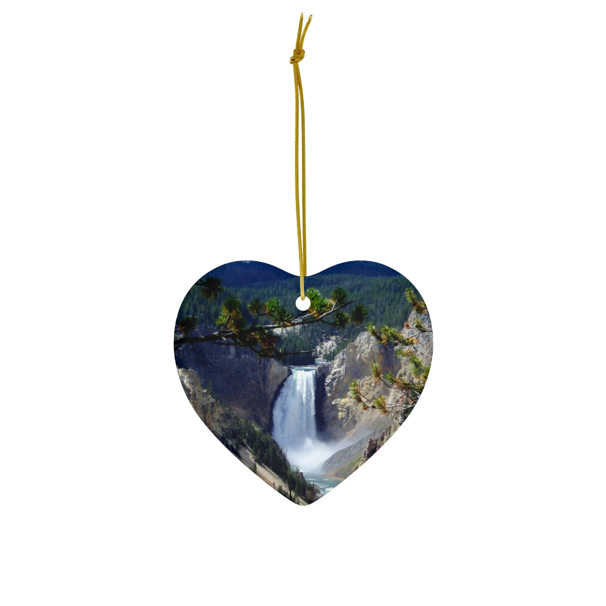 Yellowstone's Splendor - Ceramic Ornaments - Fry1Productions