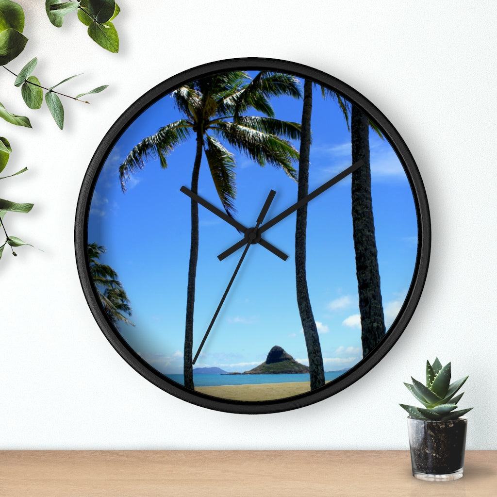 “Visionary Dreams” - 10" Wooden Frame Wall Clock - Fry1Productions
