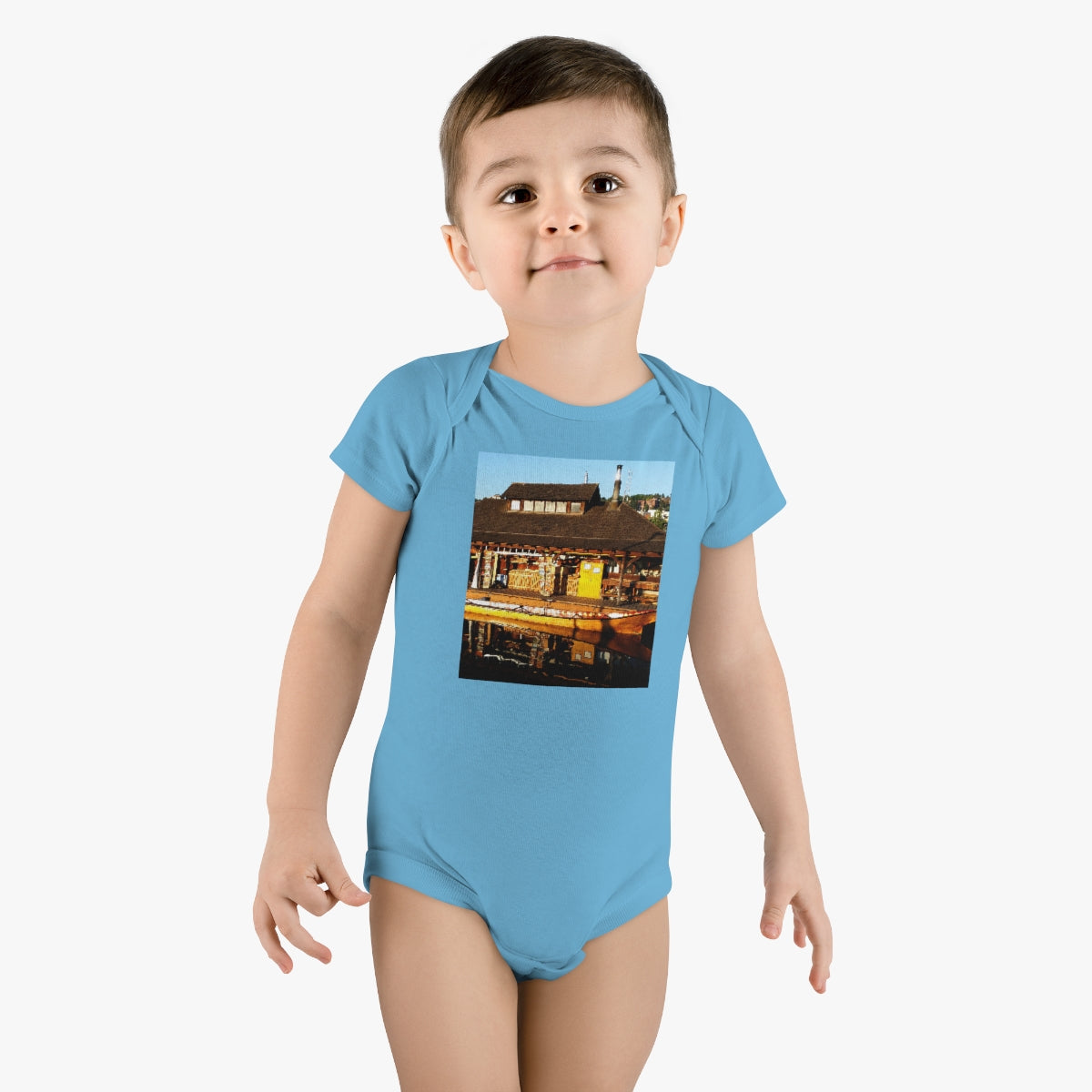 Q'il'bid Awe - Baby Short Sleeve Onesie - Fry1Productions