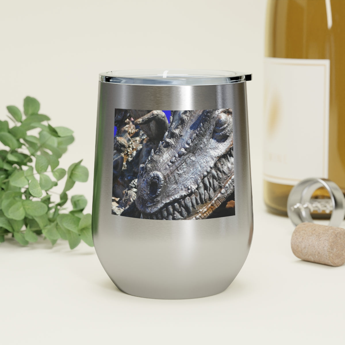 Delectable Vision - 12 oz Insulated Wine Tumbler - Fry1Productions