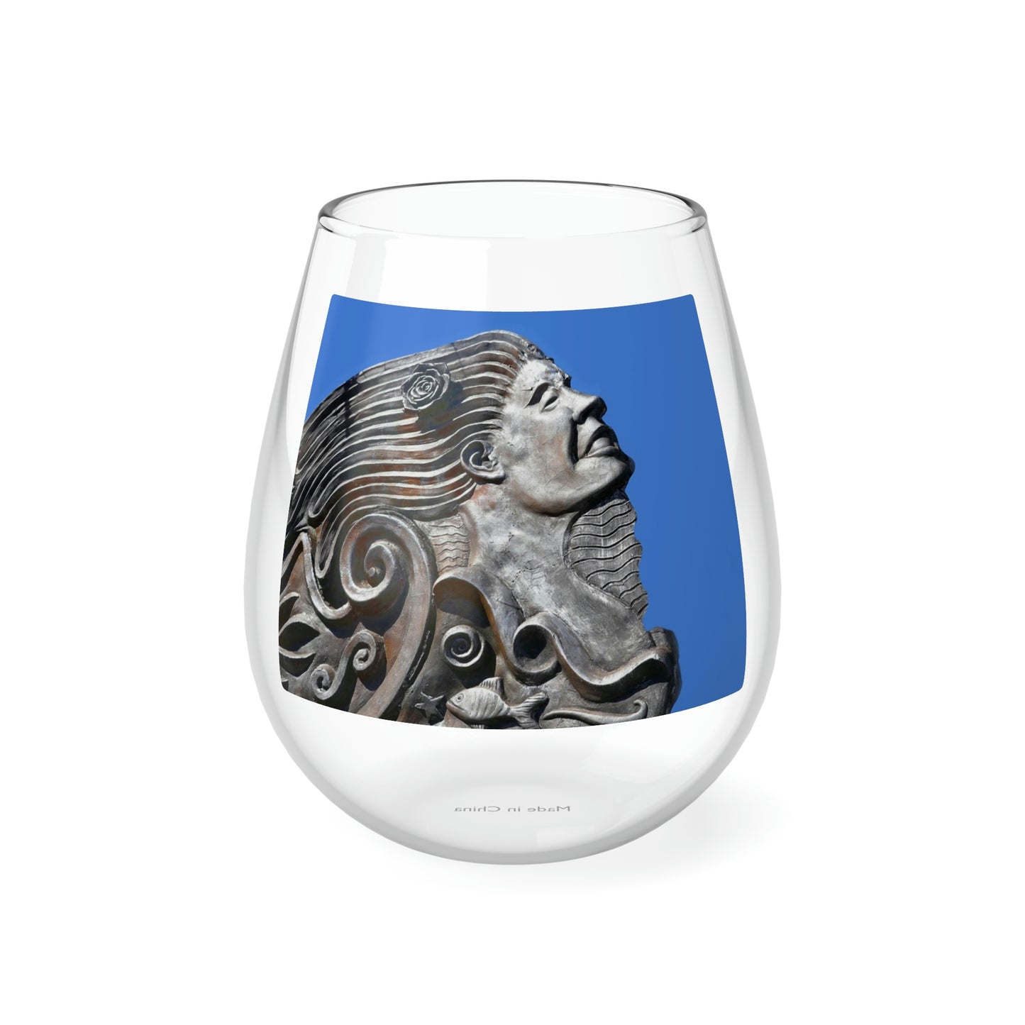 Nymph Beauty - Stemless Wine Glass, 11.75 oz - Fry1Productions
