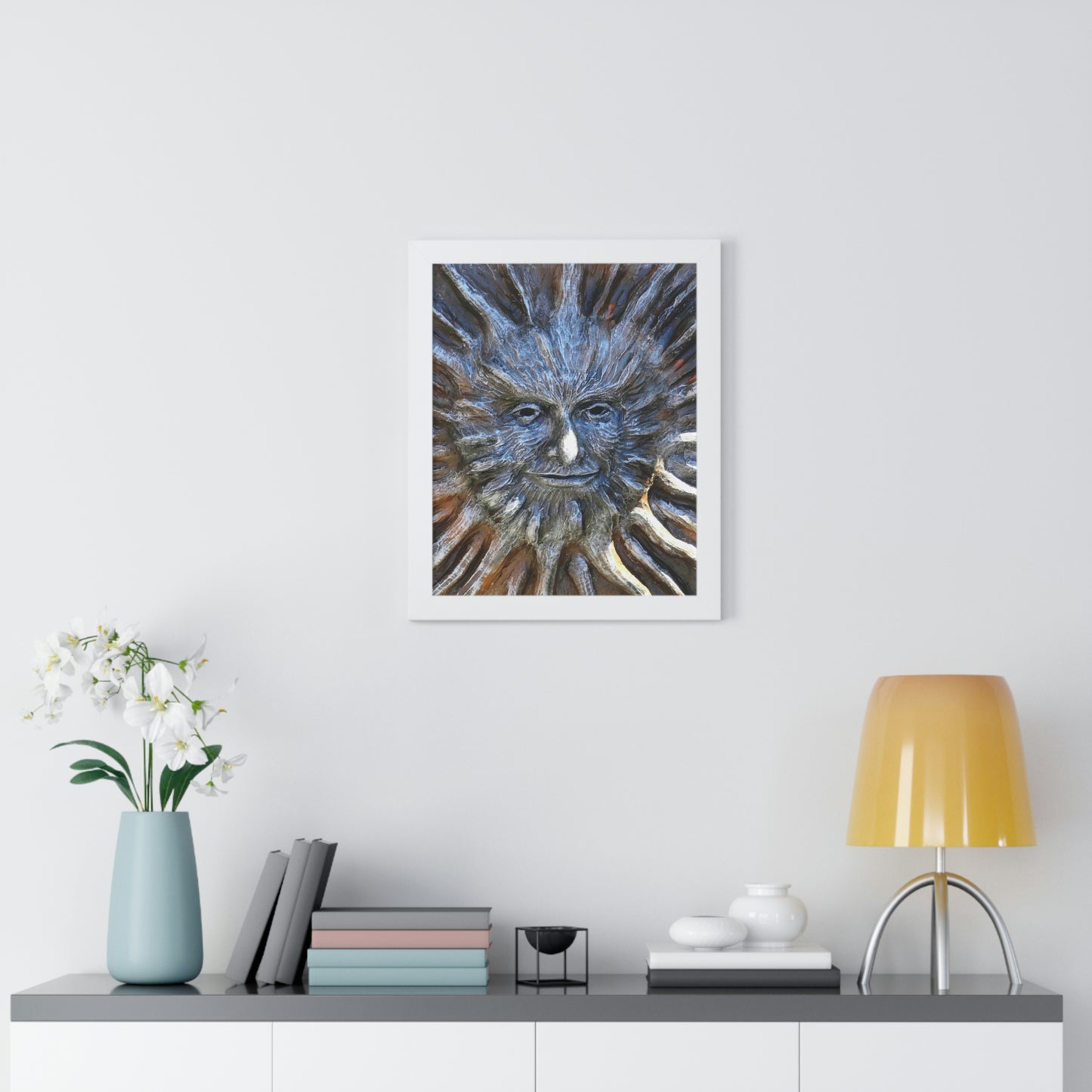 Sun God - Framed Vertical Poster - Fry1Productions