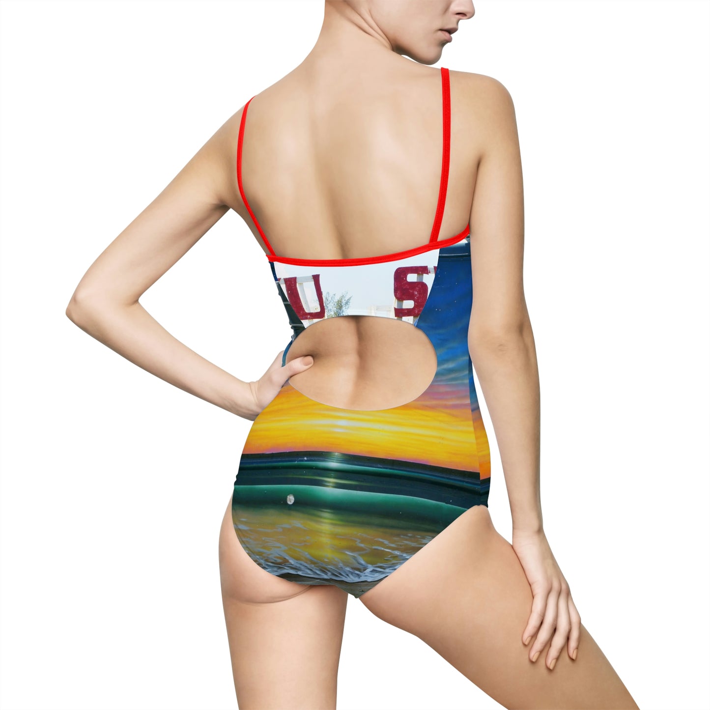 Fumis Aloha - Women's One-Piece Swimsuit - Fry1Productions