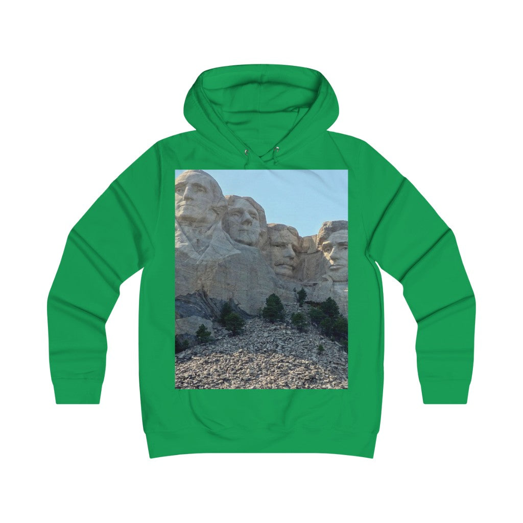 "History Remembered Forever" - Girlie College Hoodie - Fry1Productions