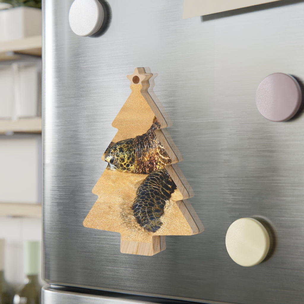 Glistening Journey - Wooden Christmas Ornaments - Fry1Productions