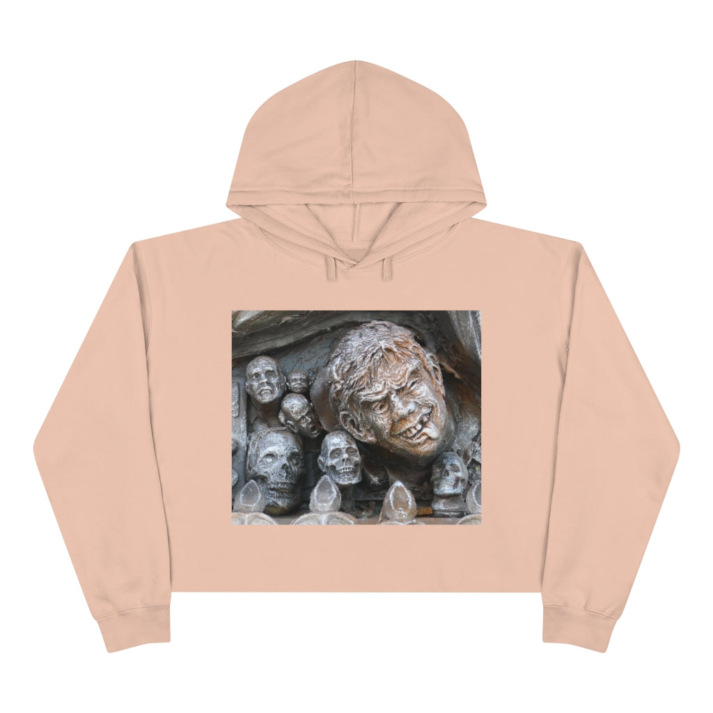 Waiting For The King - Crop Hoodie - Fry1Productions