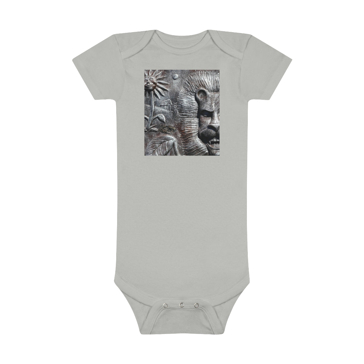 Lion's Friends Forever V2 - Baby Short Sleeve Onesie - Fry1Productions